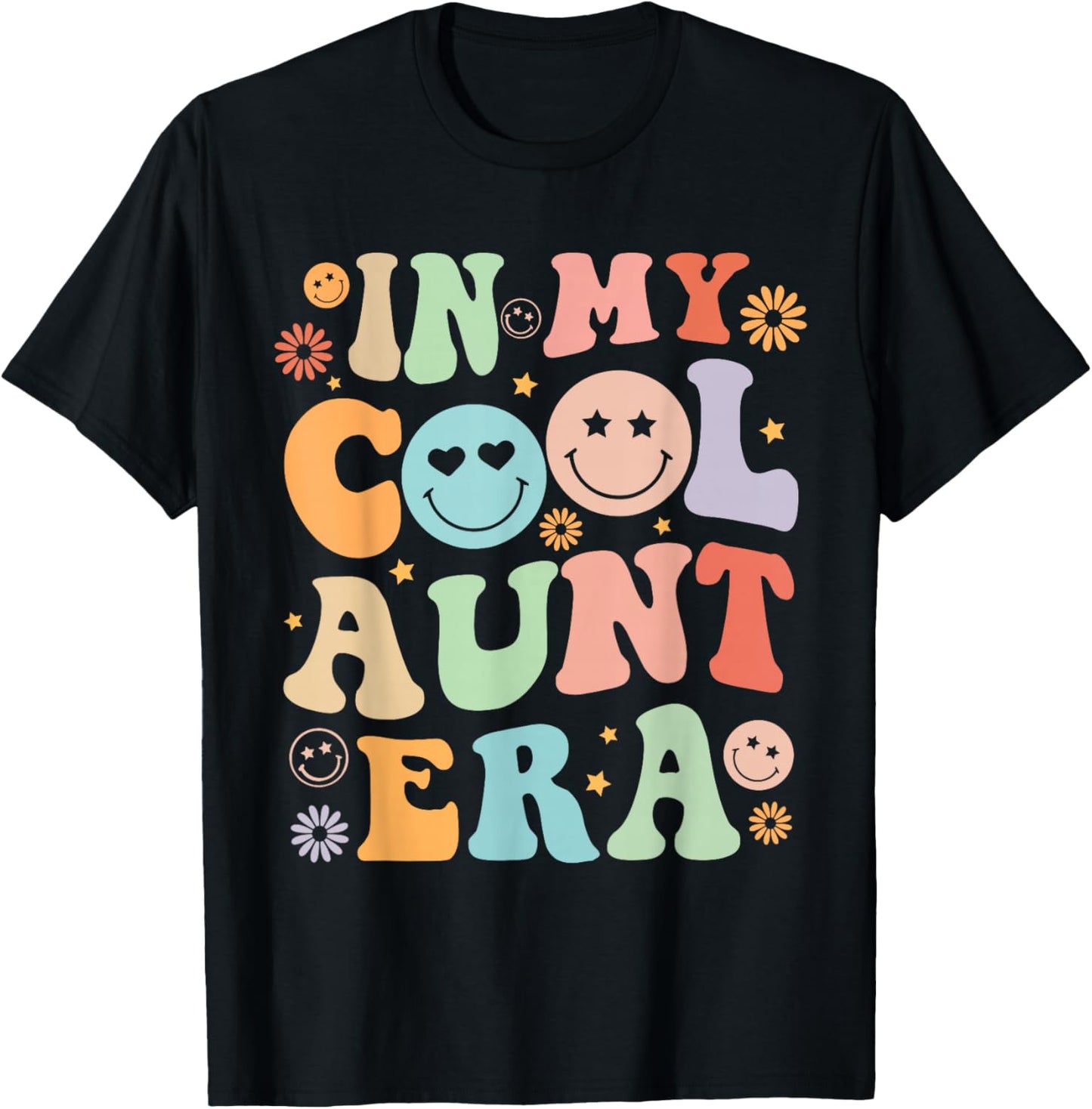 Auntie Aunt Baby Announcement Mother's Day Women Girl T-Shirt - T-Shirt | Black