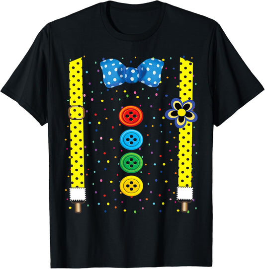 Funny Clown Costumes for Children Carnival Costume T-Shirt - T-Shirt | Black