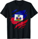 Haitian Flag Day First Black Republic Haiti Pride Men Women T-Shirt - T-Shirt | Black