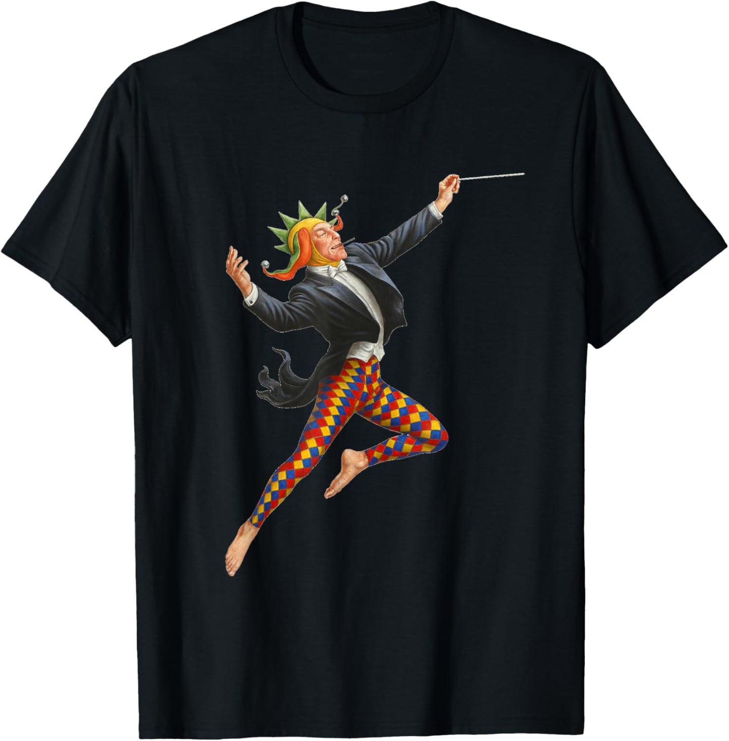 The Thieving Magpie Marillion Jester Director T-Shirt - T-Shirt | Black