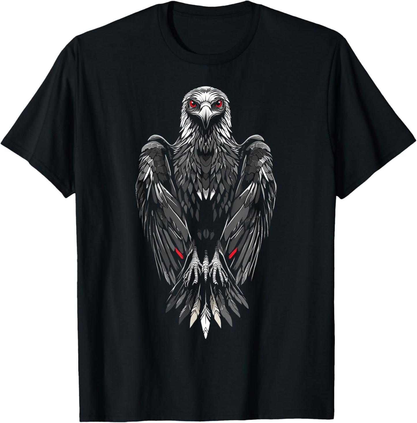 Vulture Bird Graphic Animal Artwork Vulture T-Shirt - T-Shirt | Black
