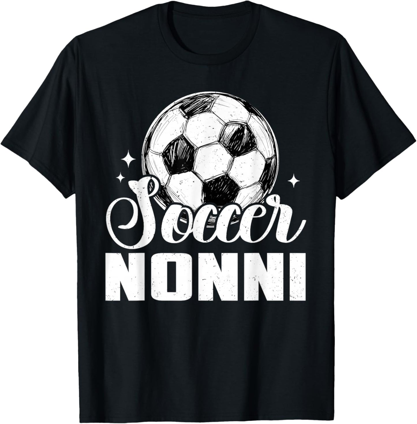 Soccer Nonni Matching Family Soccer T-Shirt - T-Shirt | Black