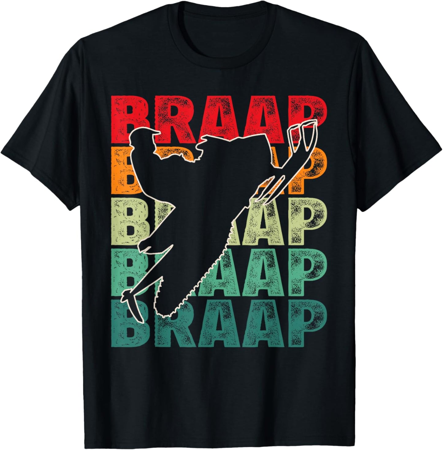 Snowmobile Braap Retro Funny Outdoor Racing Legend Man Woman T-Shirt - T-Shirt | Black