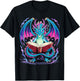 Dragon Reading Book Lover T-Shirt - T-Shirt | Black