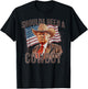 Should Have Been A Cowboy Trump 2024 4th Of July US Flag T-Shirt - T-Shirt | Black