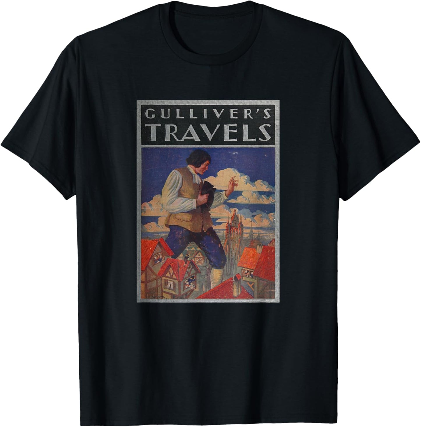 Gulliver's Travels T-Shirt - T-Shirt | Black