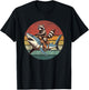 Vintage Raccoon Shark Rider Funny Retro Raccoon Riding Shark T-Shirt - T-Shirt | Black