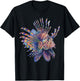 Lionfish Abstract Ocean Art Marine Life Colorful T-Shirt - T-Shirt | Black