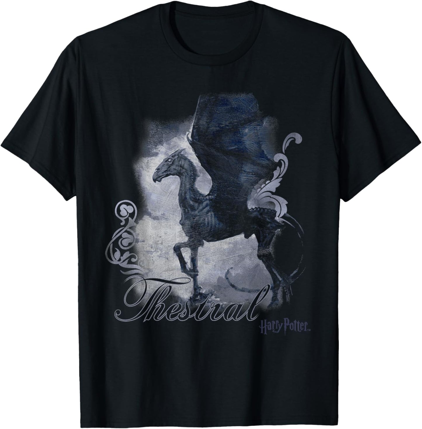 Harry Potter Thestral Painting T-Shirt - T-Shirt | Black