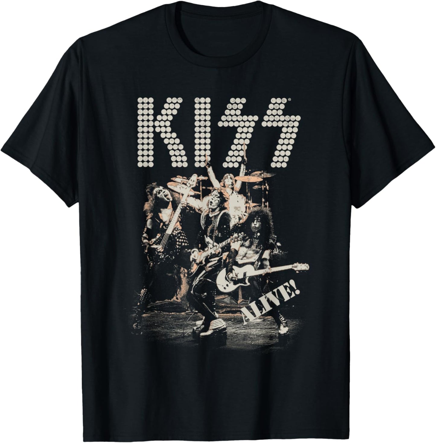 Official Photo Kiss Alive! T-Shirt - T-Shirt | Black