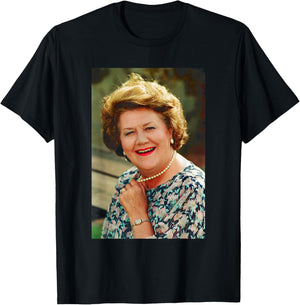 Keeping Up Appearances Patricia Routledge Hyacinth Bucket T-Shirt - T-Shirt | Black