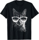 Cat Sunglasses T-Shirt - T-Shirt | Black