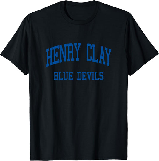 Henry Clay High School HS Lexington KY Retro T-Shirt - T-Shirt | Black