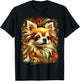 Cute Chihuahua Colourful Artwork T-Shirt - T-Shirt | Black