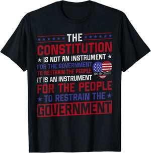 The Constitution is an Instrument - US Patriotic T-Shirt - T-Shirt | Black