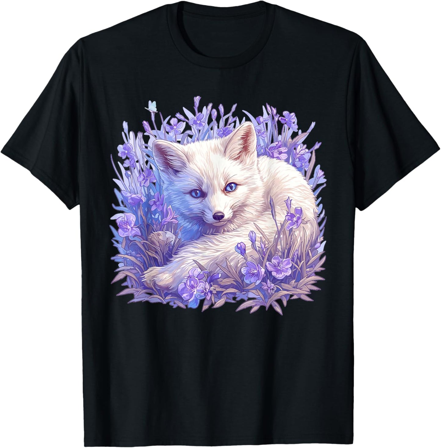Arctic Foxes Lovers Arctic Fox T-Shirt - T-Shirt | Black