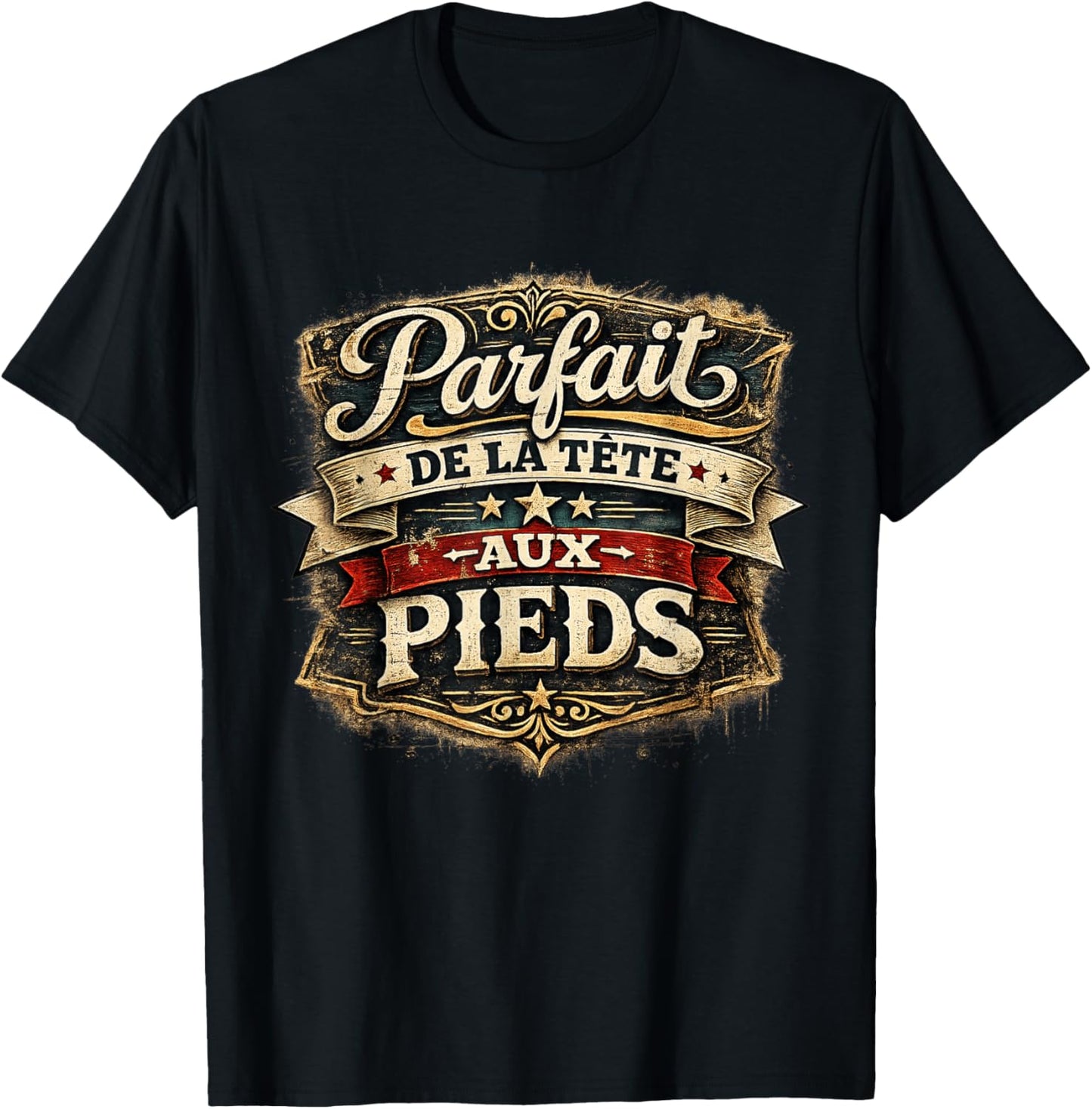 Original Humour Gift Perfect from Head to Toe T-Shirt - T-Shirt | Black