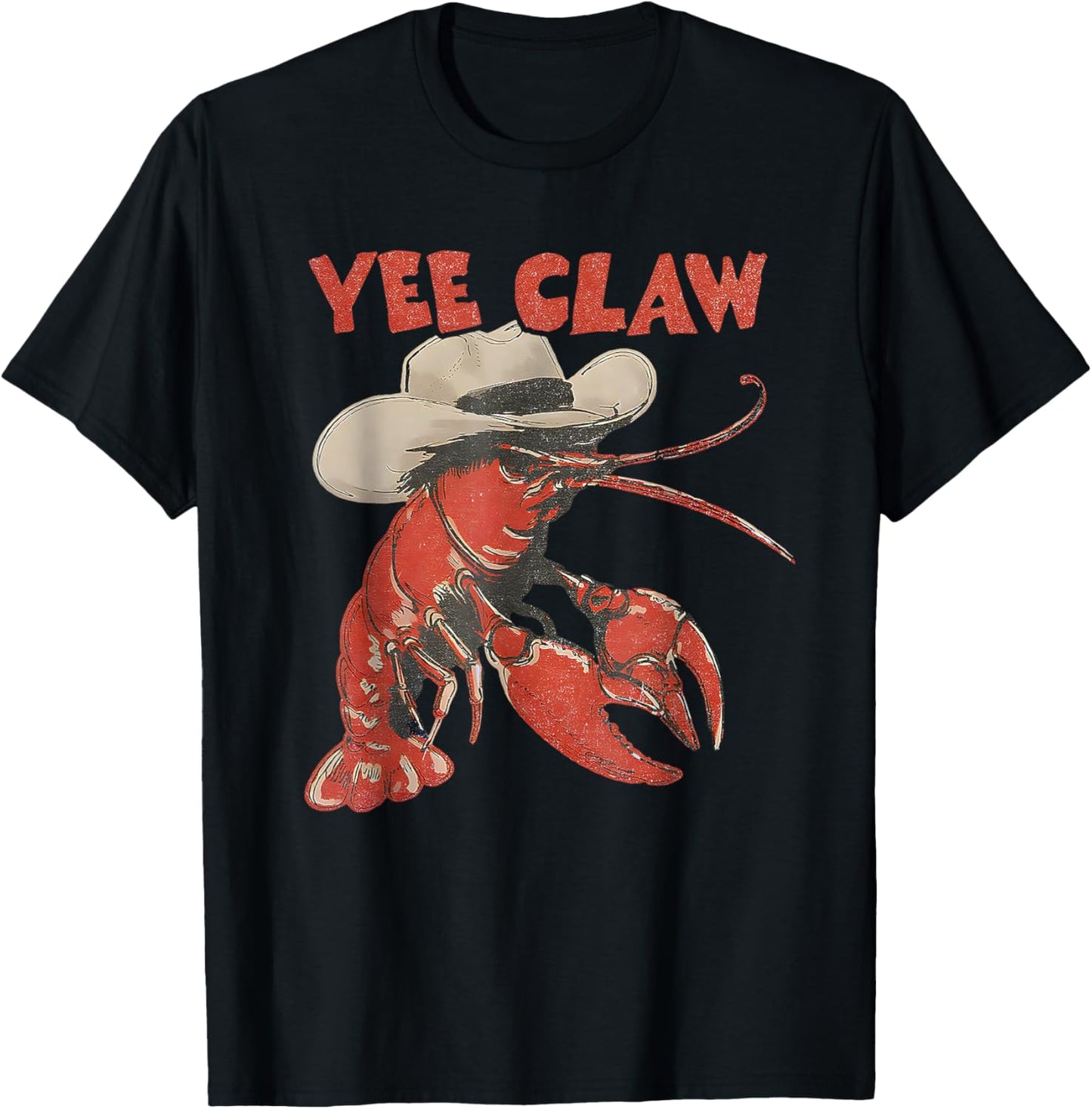 yee Claw Lobster T-Shirt - T-Shirt | Black