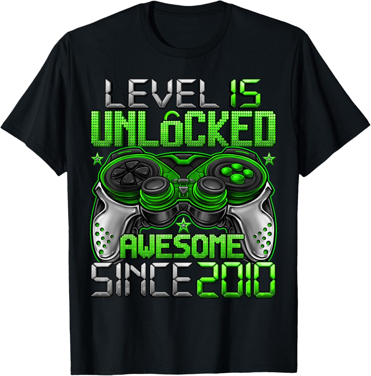 Level 15 Unlocked 15 Year Old Gifts Boys 15th Birthday Boy T-Shirt - T-Shirt | Black