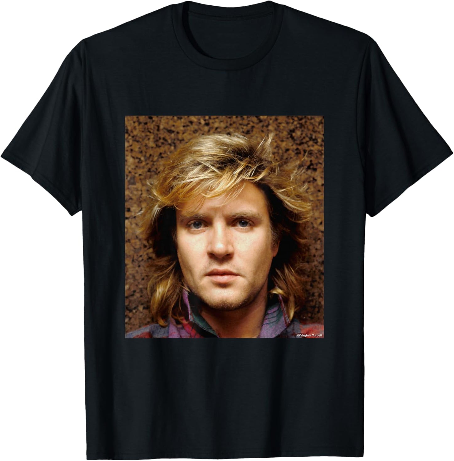 Simon Le Bon 80s Hair Duran Duran By Virginia Turbett T-Shirt - T-Shirt | Black