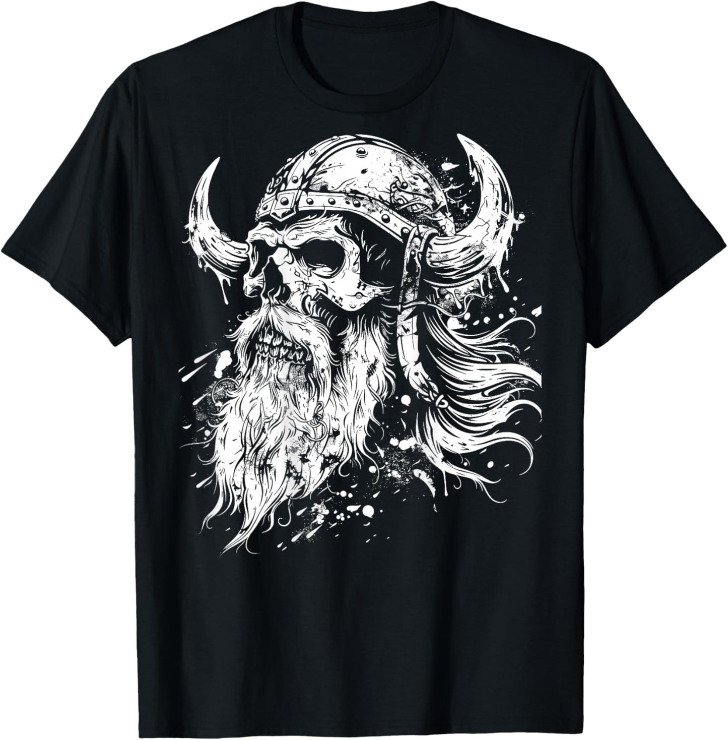 Viking Backprint T-Shirt - T-Shirt | Black