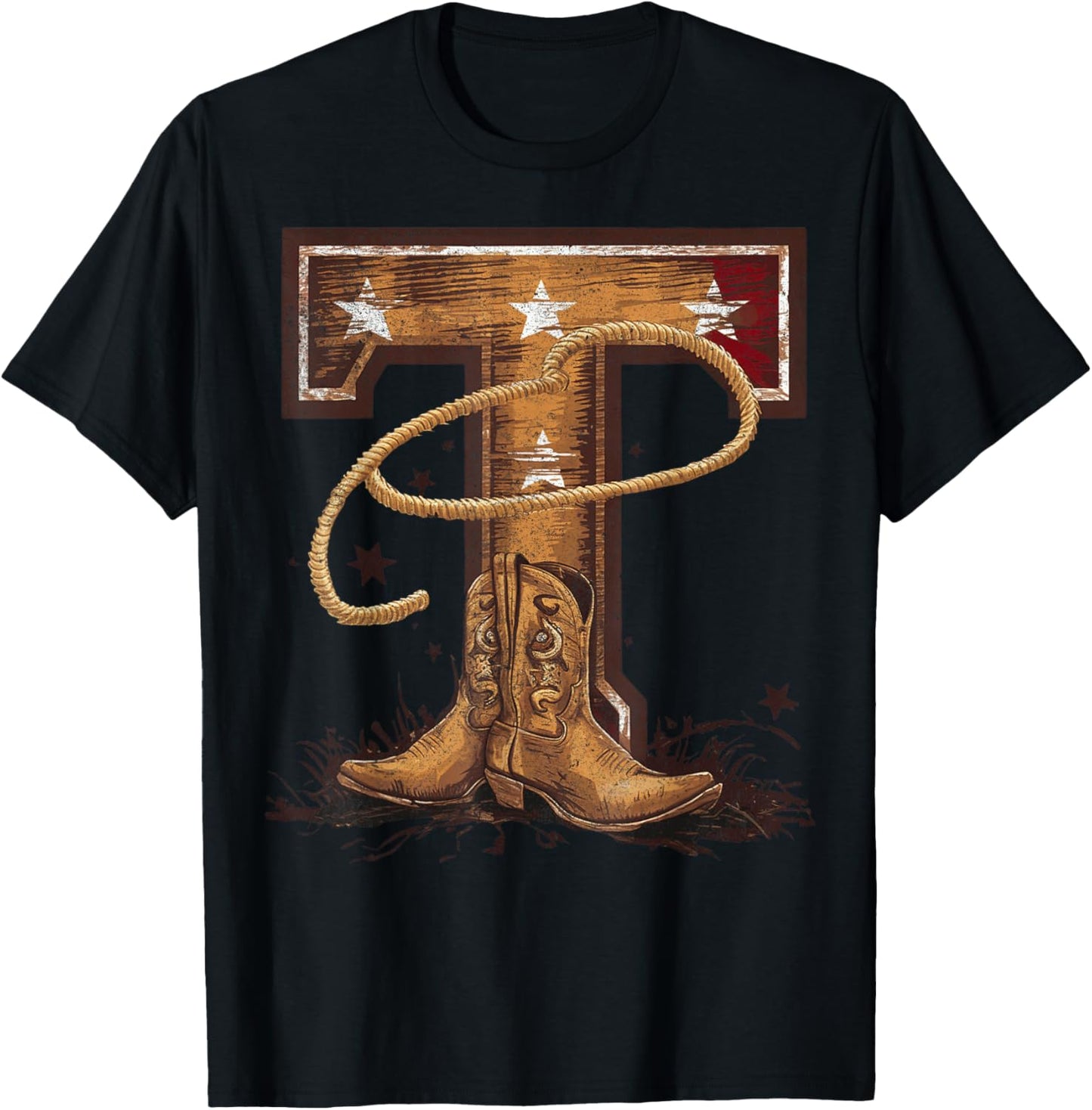 Texas Retro Vintage T-Shirt - T-Shirt | Black