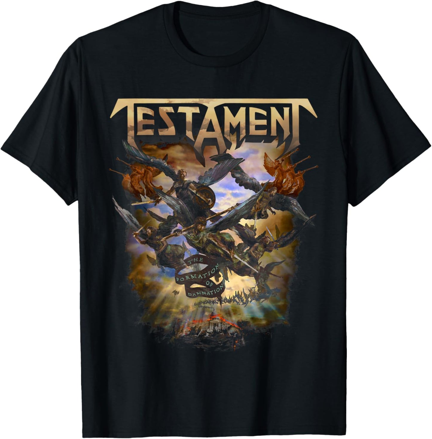 Testament - Official Merchandise - Formation of Damnation T-Shirt - T-Shirt | Black