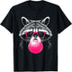 Raccoon Bubblegum T-Shirt - T-Shirt | Black