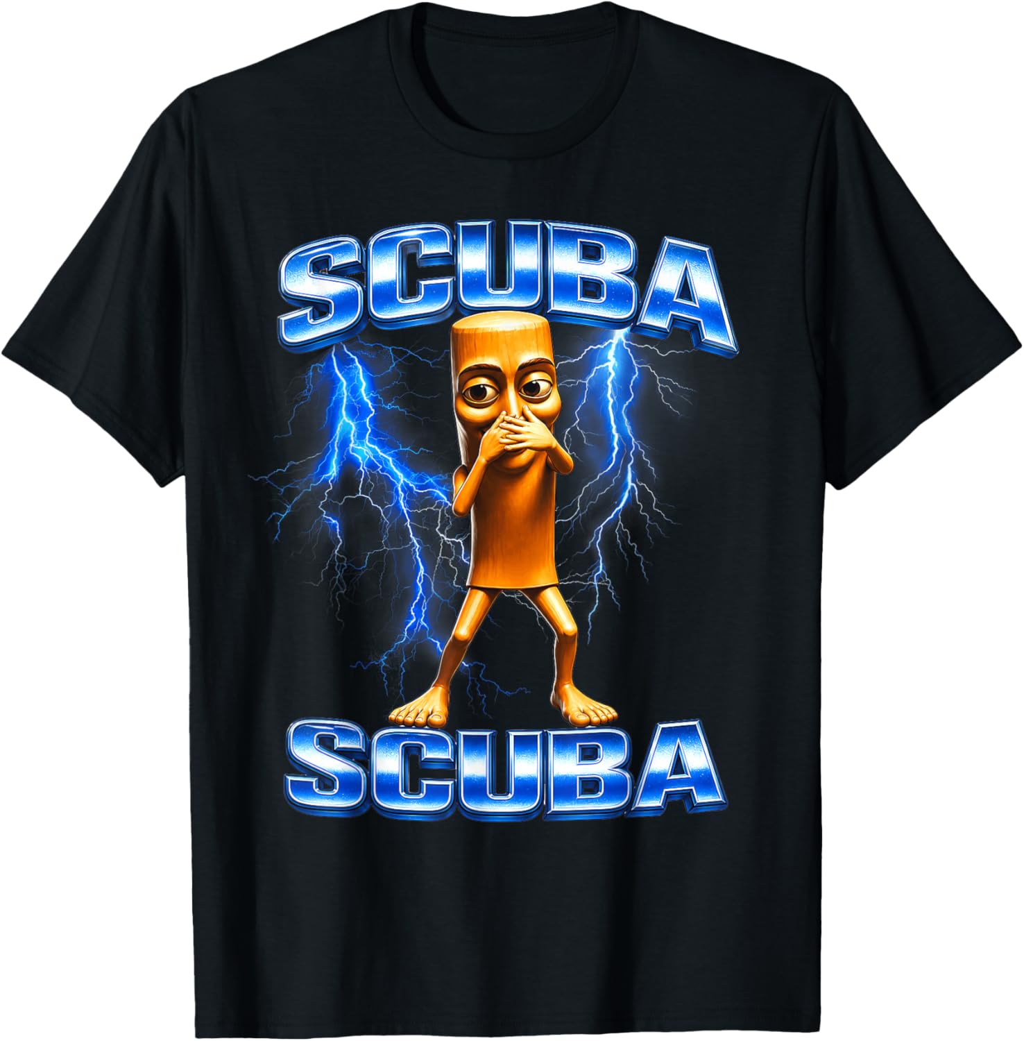 Scuba Dance Meme T-Shirt - T-Shirt | Black