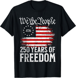 We The People 250 Years T-Shirt - T-Shirt | Black