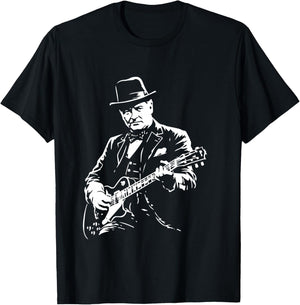 Winston Churchill Guitare Manche Longue T-Shirt - T-Shirt | Black