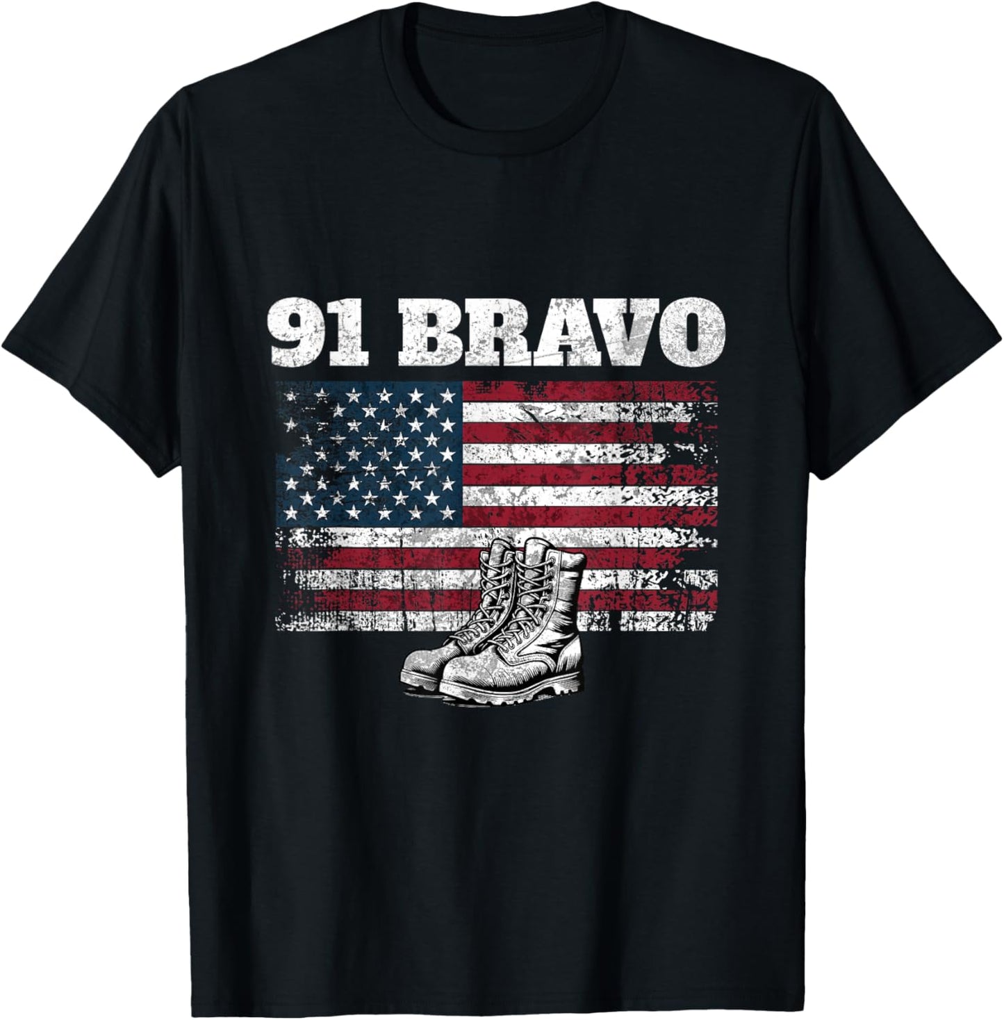Army 91b 63B Wheeled Mechanic, 91 Bravo T-Shirt - T-Shirt | Black