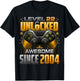 Level 22 Unlocked Awesome Since 2004 22nd Birthday Gaming T-Shirt - T-Shirt | Black