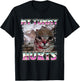 I Survived Today's Tummy Ache Funny Cat T-Shirt - T-Shirt | Black