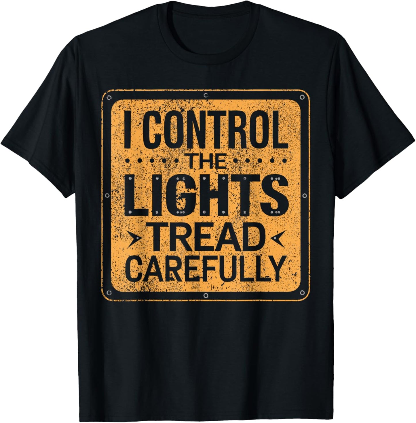 Light Crew Theater Manager Theatre Tech Crew Lights T-Shirt - T-Shirt | Black