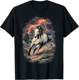 Appaloosa Horse Retro Vintage 80s 90s Western Grunge Graphic T-Shirt - T-Shirt | Black
