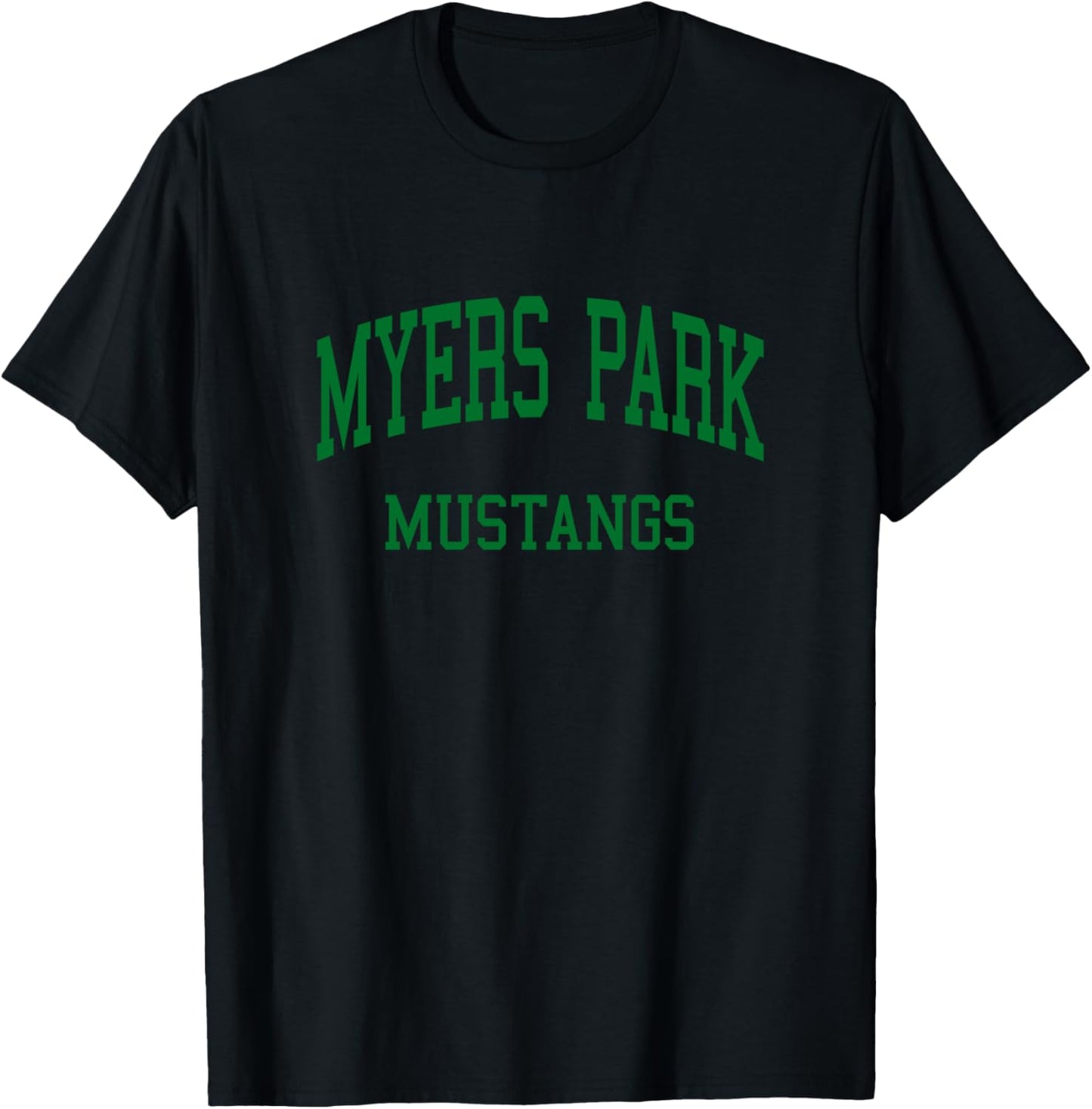 Myers Park High School HS Charlotte NC Retro T-Shirt - T-Shirt | Black
