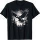 Eagle Forest Animal Wildlife T-Shirt - T-Shirt | Black