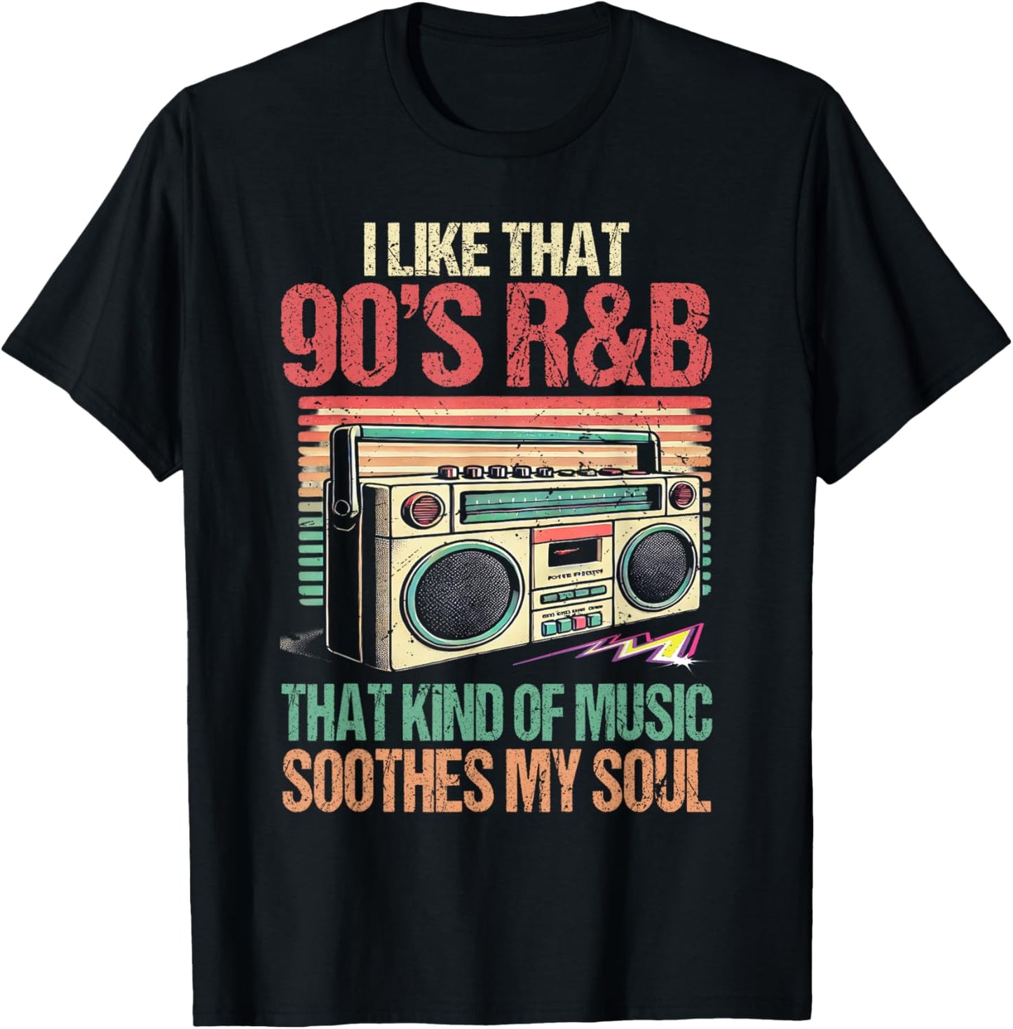 R&B Artist girls Vintage 90 s r and b graphic T-Shirt - T-Shirt | Black