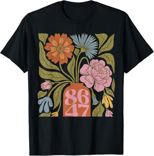 Retro Vintage 8647 T-Shirt - T-Shirt | Black