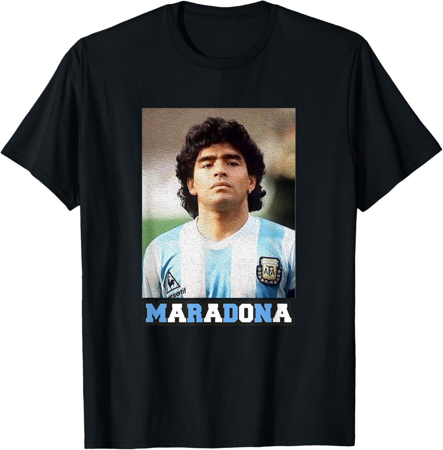 Maradona Argentinien T-Shirt - T-Shirt | Black