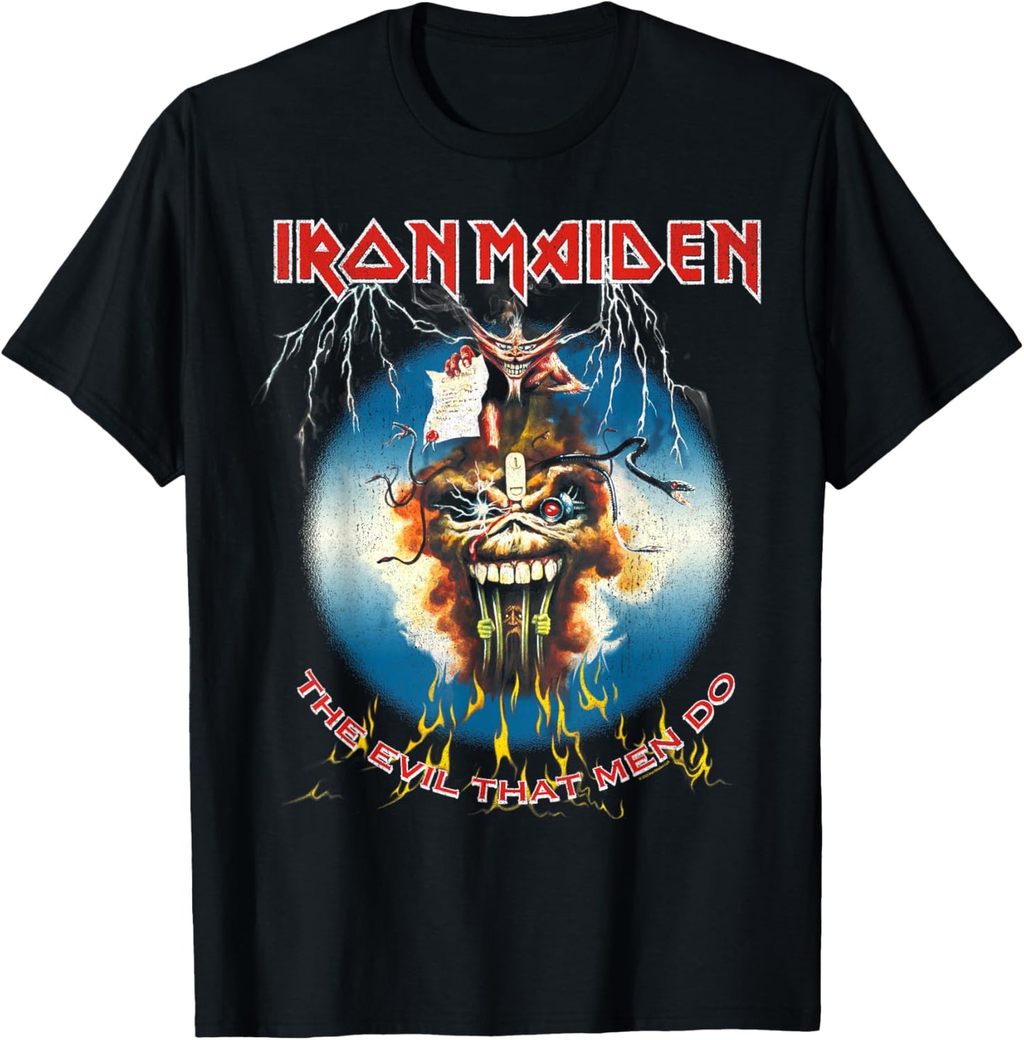 Iron Maiden The Evil that Men Do T-Shirt - T-Shirt | Black