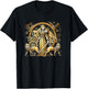 Freyja Norse Goddess of Love and War, Divine Duality, Grace -Adult , Black, Small, Short Sleeve T-Shirt - T-Shirt | Black