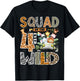 Squad of The Four Ever Wild Safari 4th Birthday Boy T-Shirt - T-Shirt | Black
