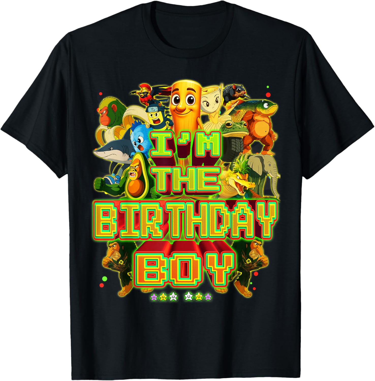 Funny I'm The Birthday Boy All Baby Brainrot for Kids T-Shirt - T-Shirt | Black