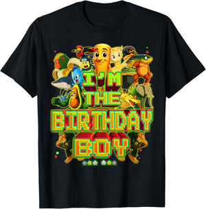 Funny I'm The Birthday Boy All Baby Brainrot for Kids T-Shirt - T-Shirt | Black