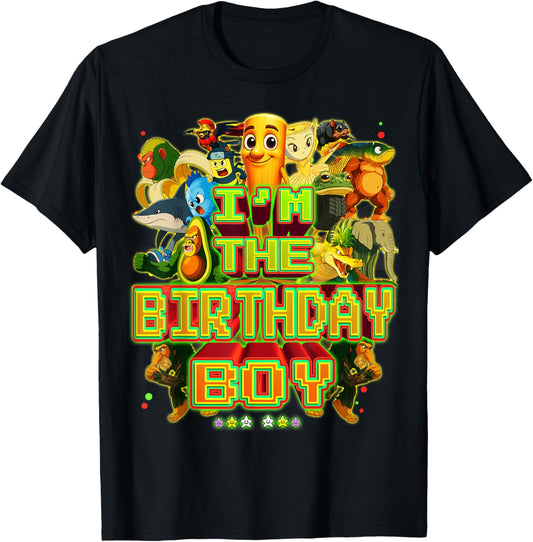 Funny I'm The Birthday Boy All Baby Brainrot for Kids T-Shirt - T-Shirt | Black