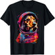 Dachshund Astronaut T-Shirt - T-Shirt | Black