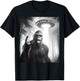 Funny Sasquatch Bigfoot Selfie With UFO Alien Rock Sign T-Shirt - T-Shirt | Black