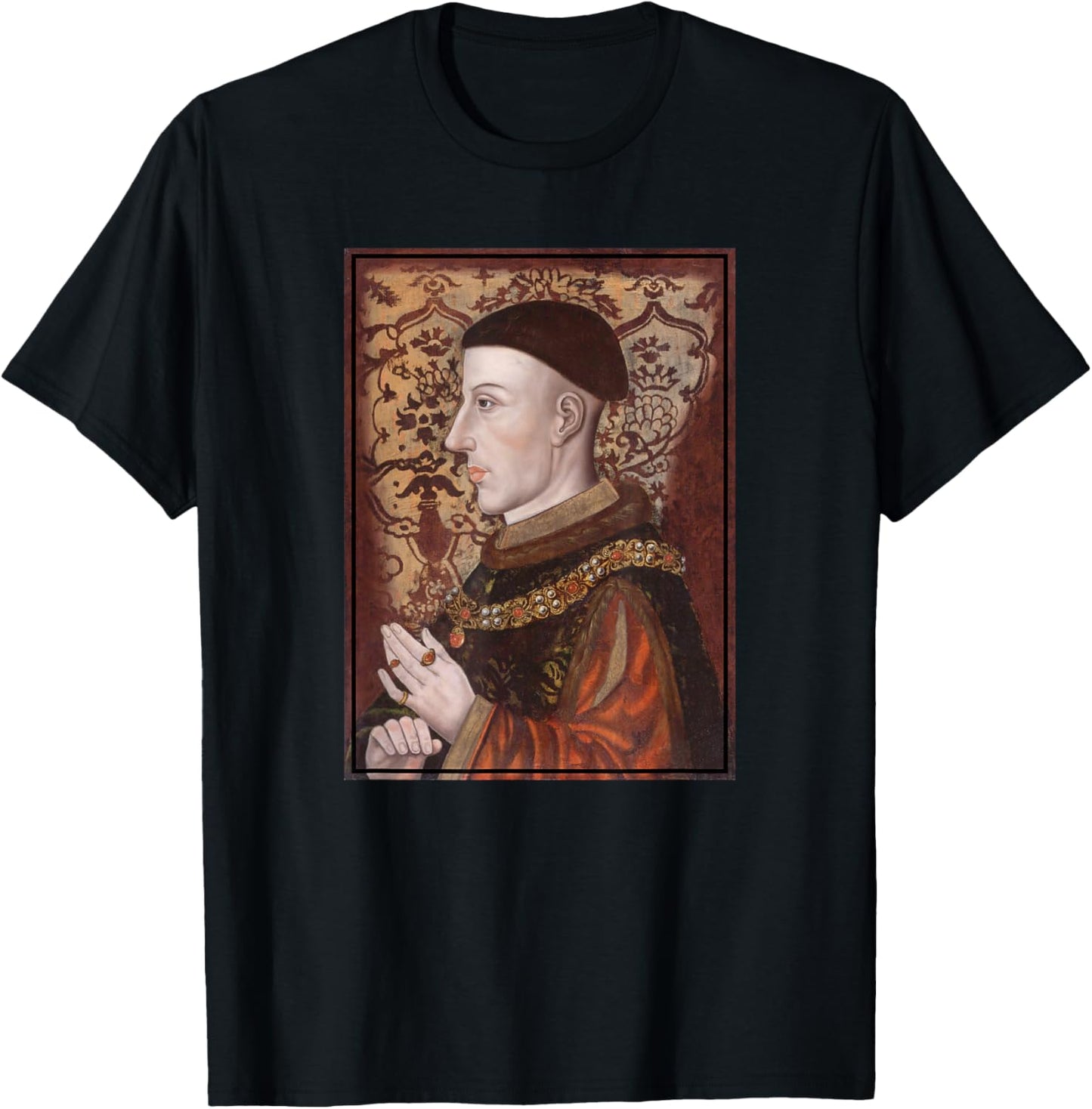 King Henry V Portrait (16th Century) T-Shirt - T-Shirt | Black